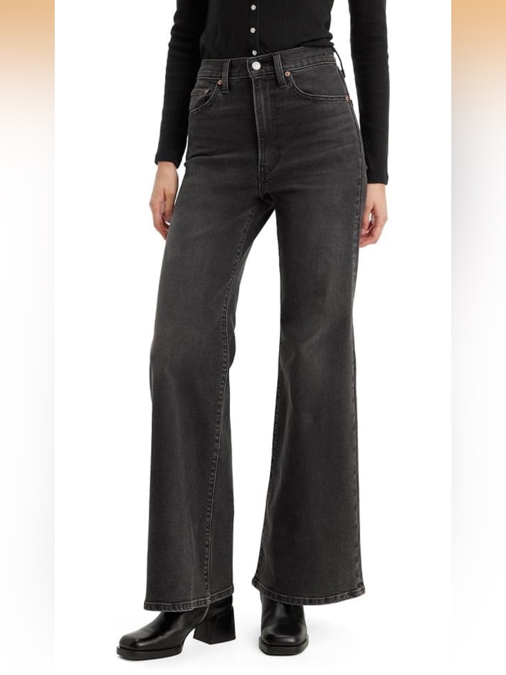 Levi's Womens Ribcage Bell Bottom Jeans